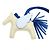Hermès Hermes Rodeo Charm Pegasus PM Azul