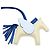 Hermès Hermes Rodeo Charm Pegasus PM Azul - vista 2