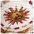 Hermès Foulard Hermes Pleated Carre DIES ET HORE da donna Bianco Rosso - vista 5