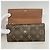 Louis Vuitton Monogram Pochette Portemonnaie Credit Long Wallet Marrone - vista 9