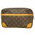 Borsa a Clutch Louis Vuitton Monogram Compiegne 28 Marrone