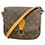 Borsa a tracolla Louis Vuitton Monogram Saint Cloud GM Marrone