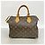 Borsa Louis Vuitton Monogram Speedy 25 Marrone - vista 10