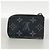 Portamonete Louis Vuitton Monogram Eclipse Nero - vista 7