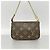 Louis Vuitton Monogram Mini Pochette Accessoires Castaño - vista 8