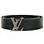 Louis Vuitton Monogram Shadow LV 40mm Wendelgürtel Schwarz