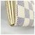 Louis Vuitton Damier Azur Portefeuille Sarah Long Wallet Bianco - vista 6