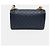 Chanel Boy Medium Blu Navy Pelle d'Agnello Blu scuro - vista 4