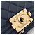Chanel Boy Medium Blu Navy Pelle d'Agnello Blu scuro - vista 8