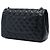 Chanel Black Jumbo Classic Lambskin Double Flap Nero - vista 2