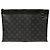 Louis Vuitton Black Monogram Eclipse Discovery Pochette GM Negro