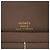 Portafoglio Hermès Brown Epsom Chaine d Ancre To Go Marrone Taupe - vista 5