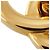 Spilla Chanel Gold CC placcata oro con chiusura a rotazione D'oro - vista 10