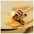 Spilla Chanel Gold CC placcata oro con chiusura a rotazione D'oro - vista 8