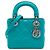 Dior Blue Mini Lambskin Cannage Lady Dior