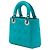 Dior Blue Mini Lambskin Cannage Lady Dior - vista 2