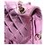 Chanel Pink Mini Quilted Metallic Mirror Calfskin Hollywood Boulevard Flap Rosa - vista 12