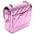 Chanel Pink Mini Quilted Metallic Mirror Calfskin Hollywood Boulevard Flap Rosa - vista 2