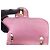 Chanel Pink Mini Quilted Metallic Mirror Calfskin Hollywood Boulevard Flap Rosa - vista 8