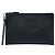 Clutch Prada in pelle Saffiano nera con logo Nero