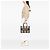 Dior Book Tote Medium aus bestickter Canvas Bayadere Beige - Ansicht 5