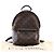 Louis Vuitton Brown Monogram Palm Springs PM Marrone - vista 14