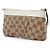 Pouch da polso Gucci Abbey D Ring in canvas GG beige - vista 2