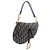 Borsa Saddle Dior in tela Oblique blu - vista 2