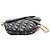 Borsa Saddle Dior in tela Oblique blu - vista 7