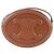Céline Celine Borsa a Tracolla Oval Cuir Triomphe in Pelle di Vitello Marrone - vista 2