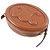 Céline Celine Borsa a Tracolla Oval Cuir Triomphe in Pelle di Vitello Marrone - vista 9