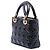 Dior Black Small Crinkled Patent Cannage My ABCDior Lady Dior Nero - vista 2