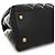 Borsa Chanel Coco Top Handle Medium in pelle caviar matelassé nera Nero - vista 8