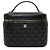Chanel Vanity Case CC Acolchado en Cuero Caviar Negro Medium
