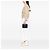 Chanel Vanity Case CC Acolchado en Cuero Caviar Negro Medium - vista 7