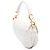 Borsa Saddle Dior Mini in tela ricamata Oblique bianca Bianco - vista 2