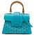 Goyard Blue Mini Goyardine Saigon Souple Blu chiaro