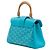 Goyard Blue Mini Goyardine Saigon Souple Blu chiaro - vista 2