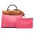 Hermès Pink Toile Herbag Zip 31 Rosa - vista 6