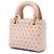 Dior Beige Mini Suede Beaded Ribbon Lady Dior - vista 2