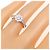 Anello Tiffany & Co Flora in platino e diamante - vista 5