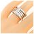 Bulgari Bvlgari B.zero1 4-Band Silberring - Ansicht 4