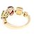 Bulgari Anello Bvlgari Allegra in oro giallo D'oro - vista 3