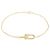 Tiffany & Co Bracciale Tiffany Double Link D'oro - vista 2