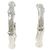 Tiffany & Co Orecchini a cerchio Tiffany Bamboo Argento