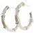 Tiffany & Co Orecchini a cerchio Tiffany Bamboo Argento - vista 2