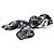 Scrunchie Louis Vuitton em seda Preto Branco - vista 2