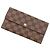 Monedero Louis Vuitton Damier Ebene Castaño