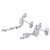 Tiffany & Co. Paper Flower Diamantohrringe Silber - Ansicht 2