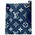 Borsa Tote Louis Vuitton Monogram Jacquard Denim OnTheGo MM Blu - vista 7